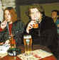Шура и Лева пьют пиво